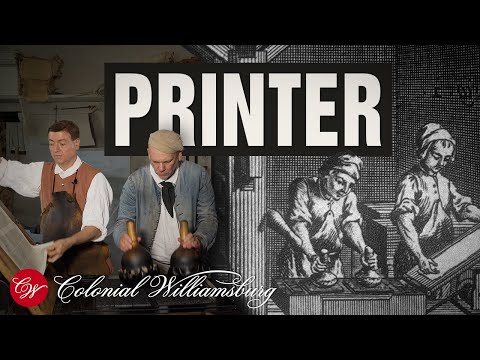 18th-Century Printing at Colonial Williamsburg