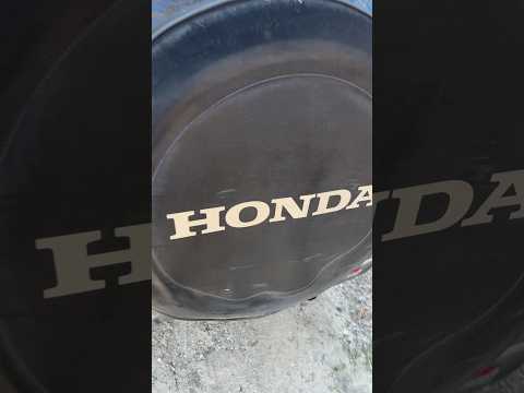 Flat Tire Attempt #2! (Honda 2005 CRV Tire Cover Zipper Broke)