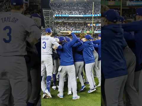 The moment the Dodgers became World Series Champions!