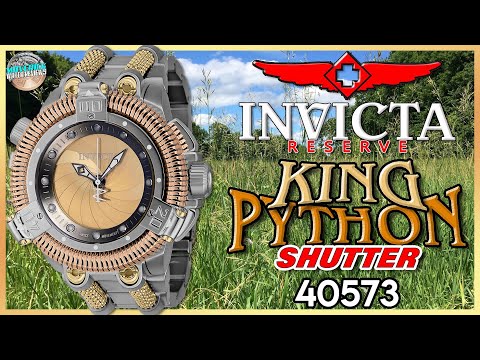 My Annual Invicta Review! | Invicta Reserve King Python Shutter Chronograph 40573 Unbox & Review