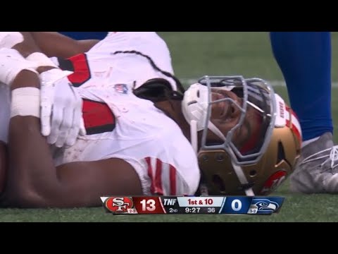 Jordan Mason SCARY Injury Vs Seahawks 🙏 49ers Vs Seahawks 2024 highlights