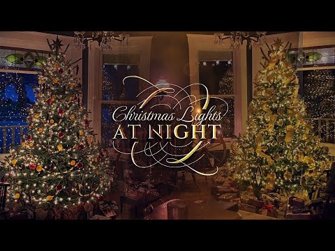 Calming Christmas Night Home Tour Compilation To Music - Christmas Mood - Christmas Lights