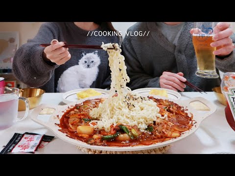 火辣辣辣章魚太美味吧🐙 Foodvlog ep60。逛花市/做麵包/開箱豆漿機/辣炒章魚/牛肉早午餐拼盤/鮮蝦法式吐司