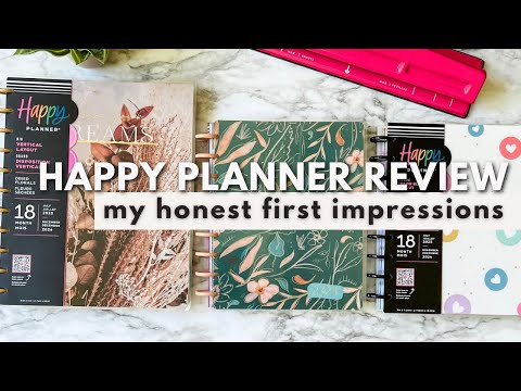 HAPPY PLANNER ‘23-’24 REVIEW | My honest opinion of whether Happy Planner is worth the hype