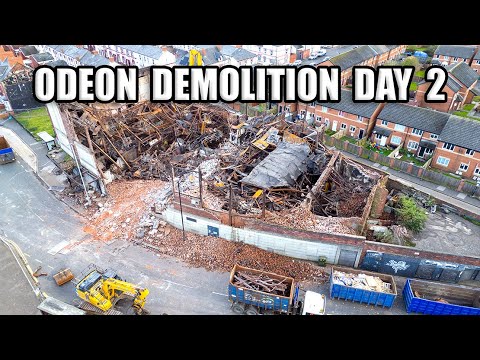 Day 2 Odeon Demolition Hartlepool