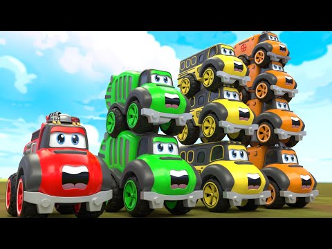 Surprise Soccer Ball Kids Songs - Wheels On the Bus song - Baby Nursery Rhymes & Kids Songs