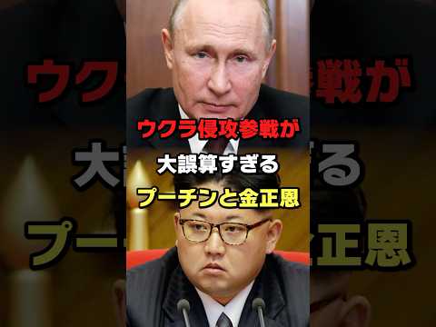 ウクラ侵攻協力で自滅するロシアと北朝鮮#ロシア #ウクライナ #北朝鮮 #ショート #shorts #ゆっくり解説