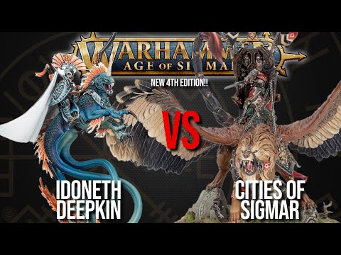 Idoneth Deepkin Vs Cities of Sigmar  - Warhammer AoS 4th Edition