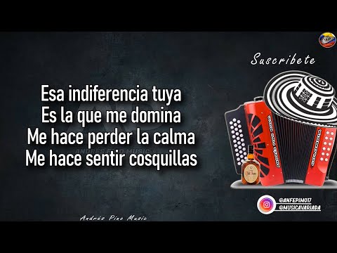 La Indiferencia - Silvestre Dangond | Letra | Andres Pino Music