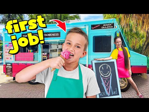 MY FIRST JOB! 24 hours in Ice Cream Truck