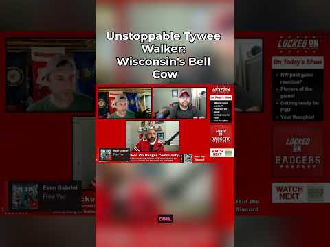 Tawee Walker has become the bell cow for Wisconsin! #badgers #shorts