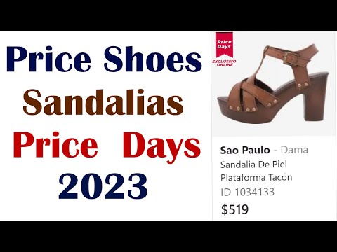 CATALOGO  PRICE  SHOES  SANDALIAS   SALE  2023  PRICE  DAYS