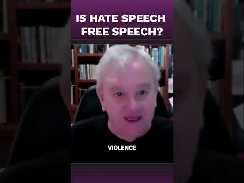 Is Hate Speech Free Speech?