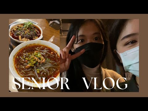 Senior Vlog｜大學最後的寒假！用銅盤烤肉迎接期末，一日傳院生活🎥一個人去日系咖啡聽，川渝小吃坊🌶️初體驗｜Ella Lin