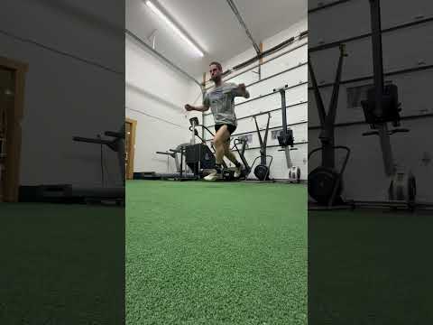 Deep Tier Hops - Split Stance Slalom