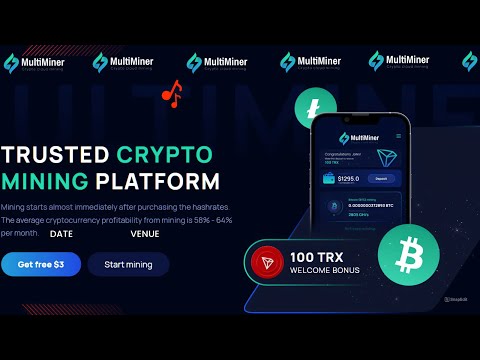 Bitcoin multiminer - Earn Bitcoin and many cryptocurrency - Free 3 $