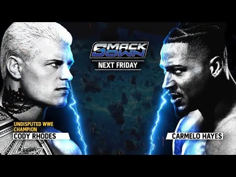 SMACKDOWN Cody Rhodes vs Carmelo Hayes (SIM)