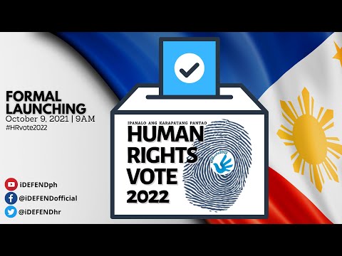 FORMAL LAUNCH - Human Rights Vote 2022 #HRvote2022