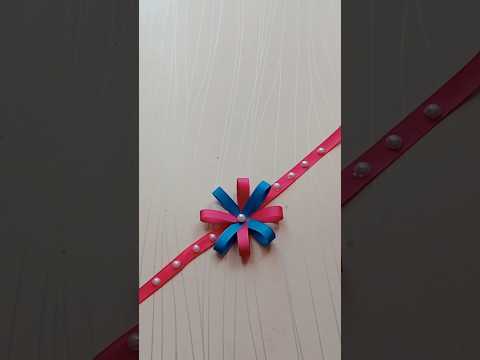 Diy Easy paper rakhi/Rakhi making ideas at home #diy #shorts #rakhi #shortvideo #youtubeshorts