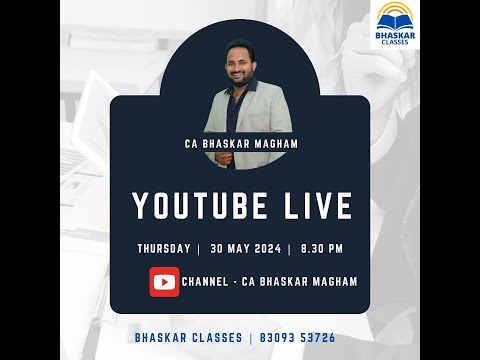 CA Bhaskar Magham Live Stream