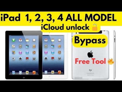 Apple ipad 1,2,3,4, Mini 1,2,3,4 All Model icloud Bypass/Remove icloud Free tool 🔥