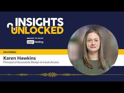 Designing for everyone: accessibility insights with Karen Hawkins | Episode 123