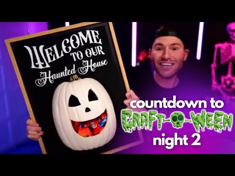 👻 15 Minute Cricut Challenge NIGHT 2 - COUNTDOWN TO CRAFT-O-WEEN