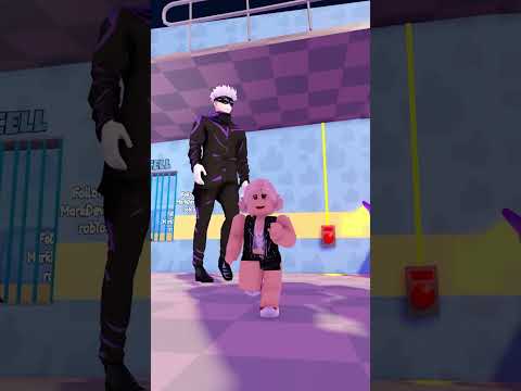 Rosé apt VS Jujutsu Kaisen Gojo #roblox #shorts #gojo