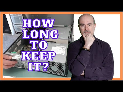 How long to wait before throwing out old computer