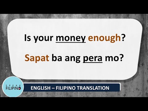 USEFUL FILIPINO PHRASES using ADJECTIVES (PANG-URI)