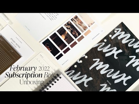 February 2022 Penspiration and Planning + Stationery Box Unboxing | Cloth & Paper