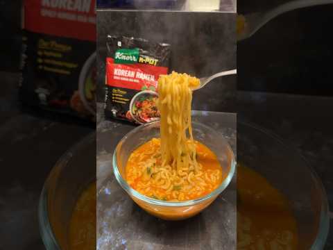 Trying Out Untried Ramen Day 7- Knorr Spicy Kimchi Veg Ramen #shorts