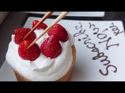 How to make fluffy Japanese strawberry birthday short cake(no cake mold) | 型なしで作るイチゴの誕生ケーキの作り方