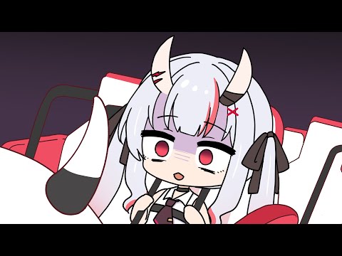 Ojou gets on roller coasters out of curiosity and immediately regrets【Hololive AnimatedClip/Eng sub】