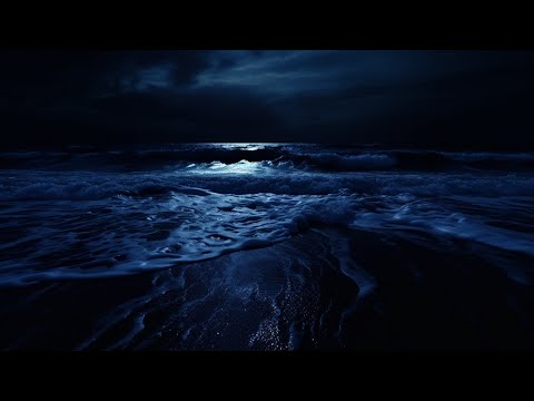 Ocean Sounds for Sleeping | Dark Screen Relaxation with Rolling Waves