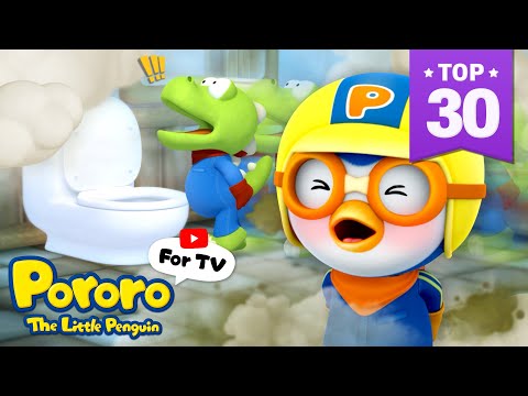 ★3-Hour★ Potty Time with Pororo! | Potty Training for Kids | Learn Healthy Daily Habits with Pororo