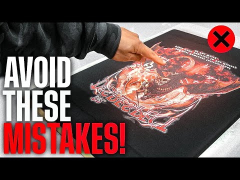 Designing T-Shirts For DTG Printing? AVOID THESE THINGS!