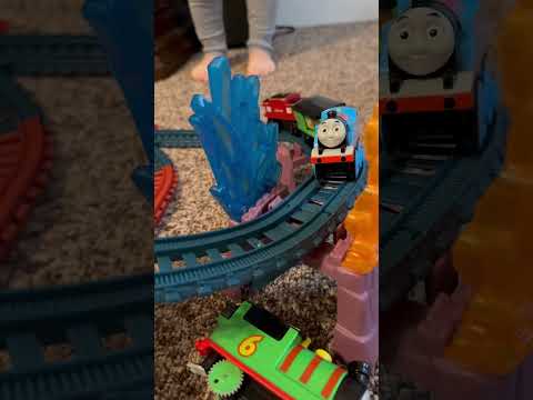 Motorized Thomas Wooden Railway on Trackmaster Track - Crystal Cave Adventure