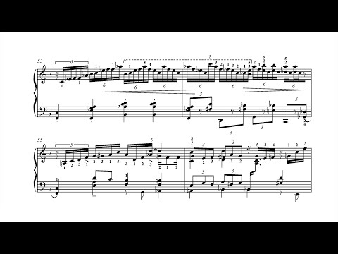 Nikolai Kapustin - Sunrise (Daybreak), Op. 26 (1976) [Score-Video]