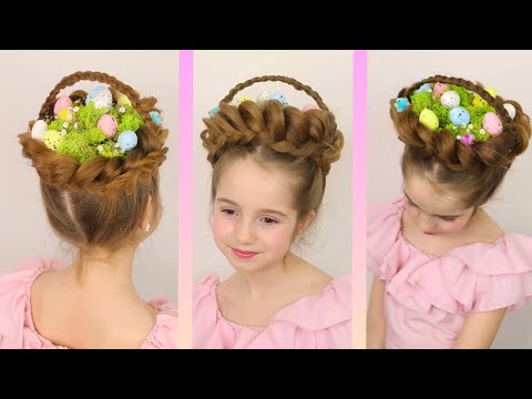 Egg-cellent Easter Basket Hairdo 🐣