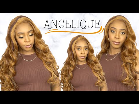 Mayde Beauty Synthetic Hair Refined HD Lace Front Wig - ANGELIQUE --/WIGTYPES.COM