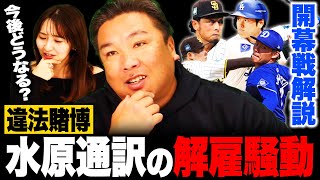 【衝撃】大谷翔平選手の通訳 水原一平さんが解雇に...プレーに影響は出る⁉︎MLB開幕戦を里崎が解説します‼︎