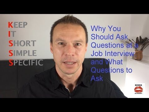 Why You Should Ask Questions at a Job Interview, and What to Ask