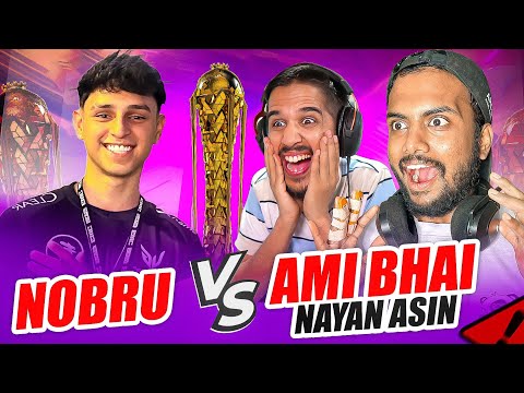 Amit Bhai Vs Nobru Vs Nayan ? 😱 Free Fire Esports World Cup Final 😀- Garena Free Fire Max