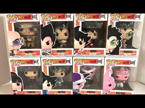 Unboxing Dragon Ball Z Funko Pop! Series 6 Goku Vegeta Kid Buu Nappa Frieza Goten Raditz