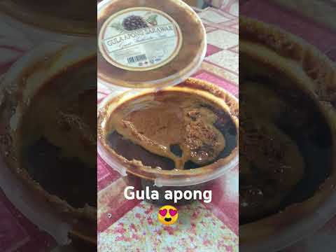 Gula apong untuk membuat kuih penyaram😍