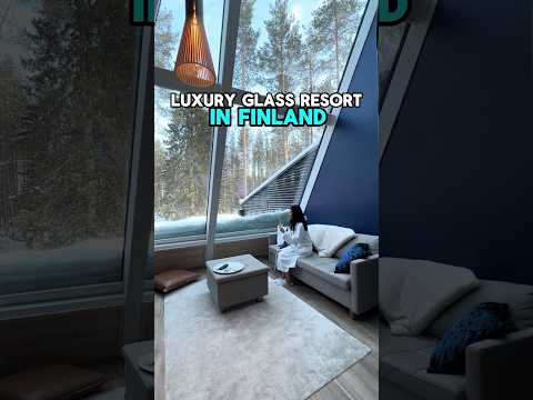 Luxury glass resort experience in Lapland, Finland