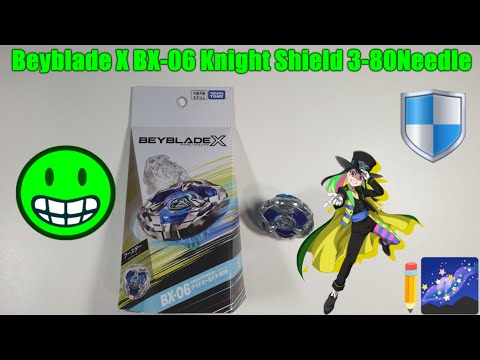 Beyblade X BX-06 Knight Shield 3-80Needle