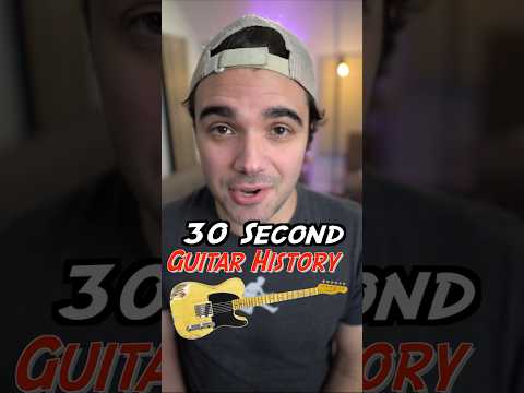 FENDER ESQUIRE -  30 Second Guitar History #guitar #fender #telecaster #fenderesquire #esquire