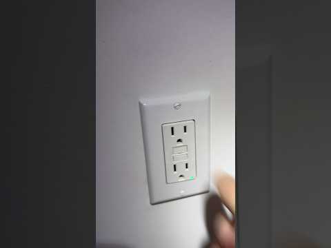 Ungrounded GFCI install #electrical #electrician  #electricaloutlet #gfci #diyelectrical #outlet